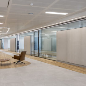 Project: Global Law Firm | Products: Revolution 100 double glazed partitions with Edge Symmetry doors