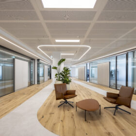 Project: Global Law Firm | Projects: Revolution 100 glass partitions with Edge Symmetry Doors