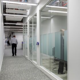 Project: Fife College | Optima 117 Plus Partitioning, Edge Symmetry Doors