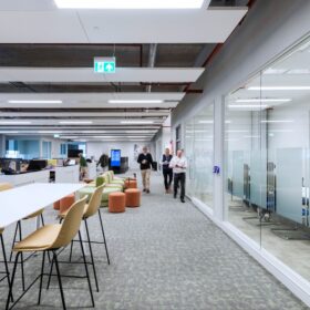 Project: Fife College | Optima 117 Plus Partitioning, Edge Symmetry Door
