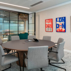 Project: Womble Bond Dickinson | Revolution 54 Plus Shoreditch Edition Double Glazed Partitioning and Edge Affinity Hybrid doors