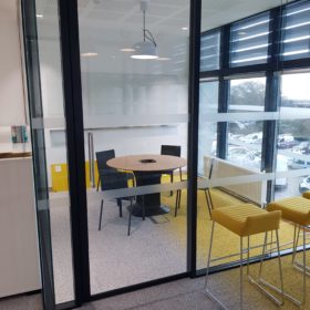 Project: Falmouth University | Product: Revolution 100 partitions with Elite Aero pocket sliding doors