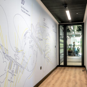 Project: Harwell Campus Quad Two | Technishield 65 EI30 NR Single Leaf Door with Side Screen