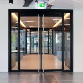 Project: Lucent | Products: Technishield 50 E30 Promat Double Door with Side Screen