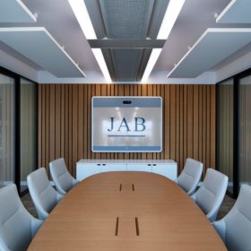 Project: Jab Partners | Products: Revolution 100 double glazing with Switchable glass and Edge Affinity single glazed doors