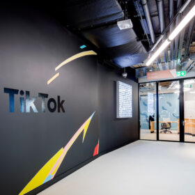 Project: TikTok | Revolution 100, Tech Panel & Edge Affinity rebated double door set with lever handle