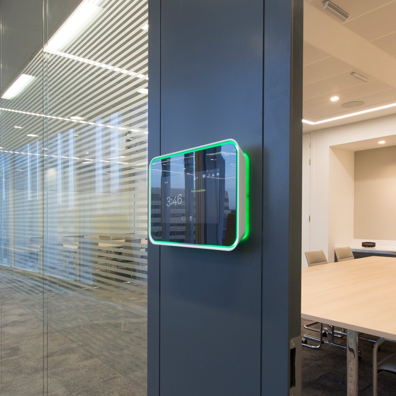 A door using smart technology to create a cool office space design