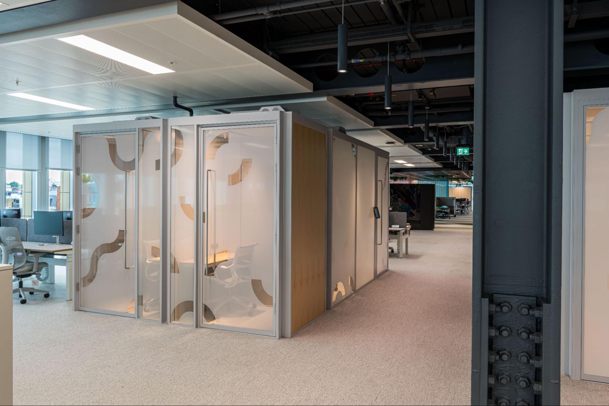 Office built with circular economy construction