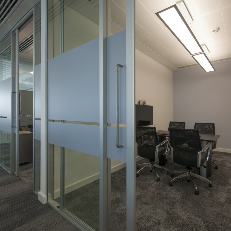 French sliding door design in office space